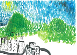 Dessin Atelier CHU La fête de quartier de la Cotonne